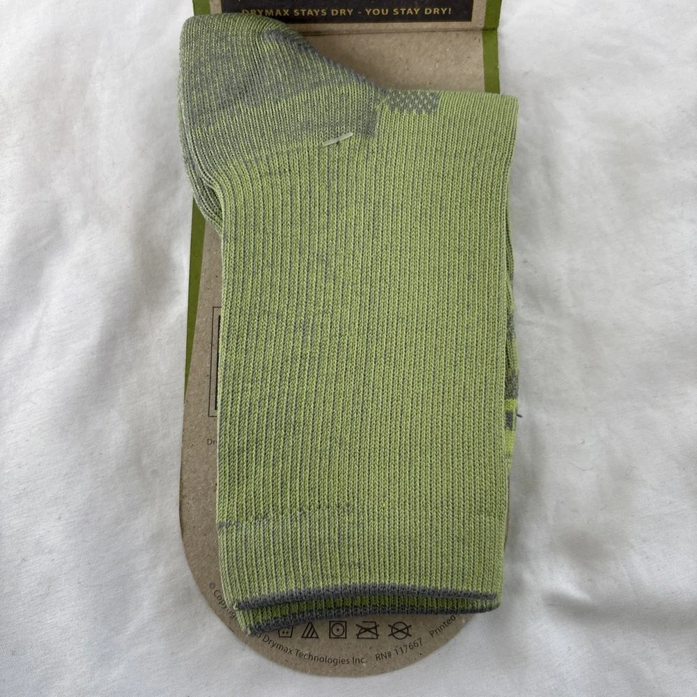 Drymax Lite Hiking Crew Socks Sublime/Anth‎ Small Woman 5-7 Men 3.5-5.5 Trail